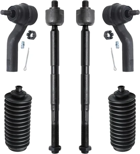 Detroit Axle - Kit de 6 barras de acoplamiento delanteras para Ford Focus 12-18, Escape C-Max 13-18, conexión de tránsito 14-18, 4 barras de