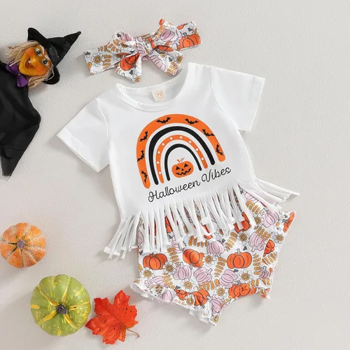 Miniatura 39 de Conjunto de camiseta y pantalones cortos para bebé niña del 4 de julio, camiseta y pantalones cortos para el Día de los Caídos