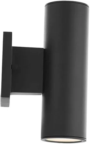 Miniatura 4 de WAC Lighting, Cilindro LED doble arriba y abajo de la luz de pared interior o exterior 3000K en blanco