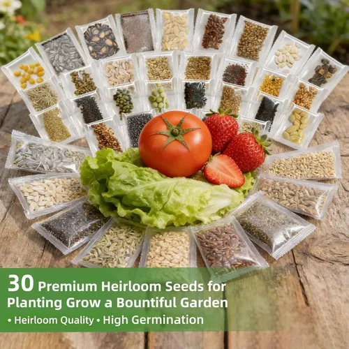 Miniatura 2 de 【Bóveda de semillas】 Kit de siembra de semillas de verduras reliquia - Más de 15,000 semillas sin OMG para hidropónico, jardinería