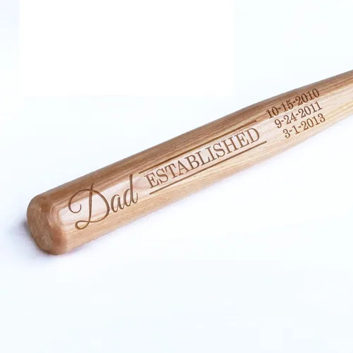 Miniatura 10 de Mini bate personalizado de 18 pulgadas, mini bate de béisbol personalizado, regalo de entrenador personalizado, regalo de equipo, pelota