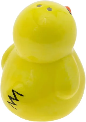 Miniatura 2 de Boston International Juego de 2 saleros y pimenteros de cerámica de Pascua, pollo amarillo Pollito amarillo