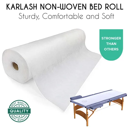 Miniatura 2 de PandaSpa - Rollo de sábanas desechables no tejidas de 1.06 oz/m² con agujero precortado para masaje, mesa de masaje (1)