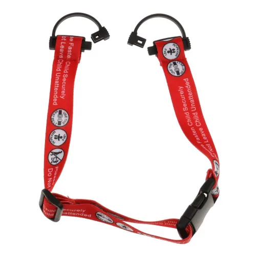 Miniatura 6 de Hooshing Cinturón de seguridad para bebés de 2 uds, ajustable, para supermercado, carrito de compras, cinturón de silla, cinturones de seguridad
