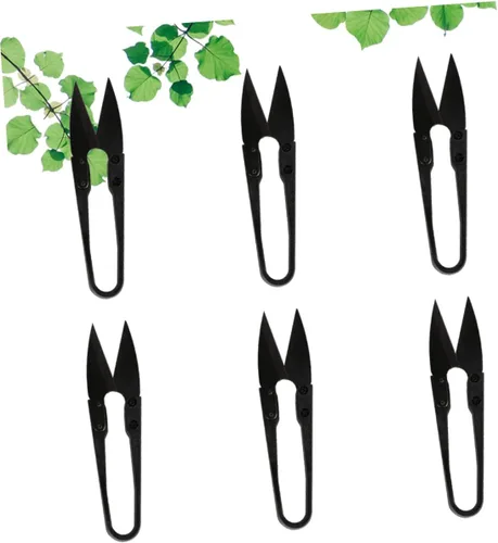 Miniatura 7 de EXCEART 12 piezas de bordado de cruz - Tijera de hilo pequeño Tijera de tijera para dar forma a la tela Tijera de hilo Clipper Tijeras de hilo
