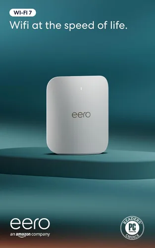 Presentamos el router Wi-Fi 7 triple banda Amazon eero Pro 7: Compatible con planes de internet de hasta 5 Gbps, cobertura de hasta 2000 pies