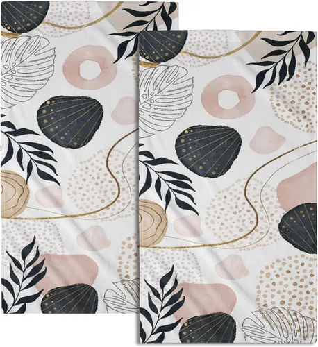 Miniatura 42 de Giwawa Juego de 2 toallas de mano con diseño floral de cerezo, suaves y absorbentes, para baño, cocina, hotel, spa, decoración Flor de cerezo rosa