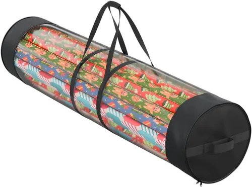 ProPik Bolsa organizadora de papel de regalo para todos tus envoltorios y cintas de regalo, se adapta a rollos largos de 40 pulgadas, con capacidad