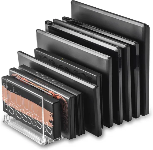 Miniatura 2 de Organizador de maquillaje de Alegory acrílico Paleta con divisores extraíbles 10 espacios se ajusta a todos los tamaños Paleta