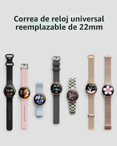 Miniatura 9 de Reloj inteligente Parsonver para hombres y mujeres (responder/hacer llamadas), pantalla HD, rastreador de fitness IP68 resistente al agua con más