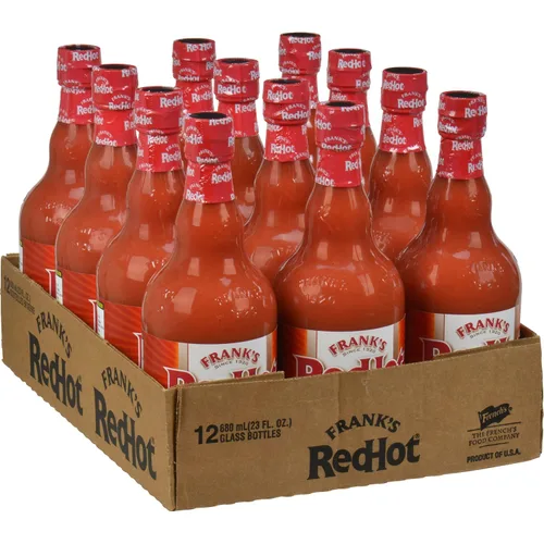 Miniatura 24 de Frank's RedHot Paquetes originales de salsa de pimienta de cayena, 200 unidades, un paquete de 200 unidades de paquetes de salsa picante Frank's