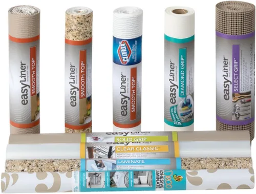 Miniatura 9 de Forro marca Duck para estantes y fondos de cajón, Select Grip EasyLiner, no adhesivo, 12 pulgadas x 10 pies, blanco, 1359539