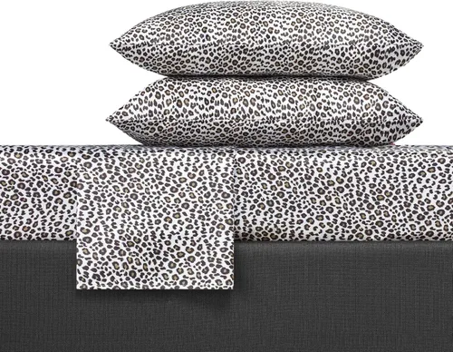 Miniatura 21 de Betsey Johnson - Sábanas de cama individual, juego de ropa de cama de satén con fundas a juego, suaves y sedosas, esenciales para dormitorio