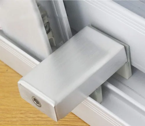 Miniatura 4 de WANLIAN Tapón de bloqueo de ventana de puerta ajustable grueso deslizante de seguridad antirrobo niños cerradura de seguridad infantil plástico