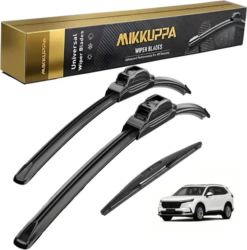 Miniatura 43 de MIKKUPPA Juego de 3 limpiaparabrisas de 22+21+12 pulgadas - Reemplazo para Dodge Durango 2011-2023, Jeep Grand Cherokee 2011-2013 - Limpiaparabrisas