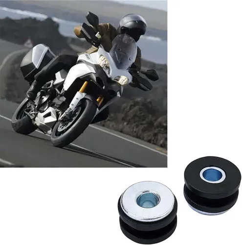 Miniatura 4 de Juego de arandelas de goma universales para motocicleta M6, 40 piezas, carenado, arandela amortiguadora, cojín de alivio de presión