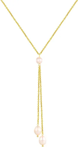 Miniatura 8 de Collares de perlas de oro de 14 quilates para mujer, exquisitos collares de perlas cultivadas a mano, collares de perlas simples para regalos