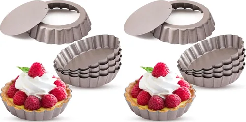 Miniatura 7 de Webake - Molde para muffin y tartas con parte inferior desmontable, Dorado