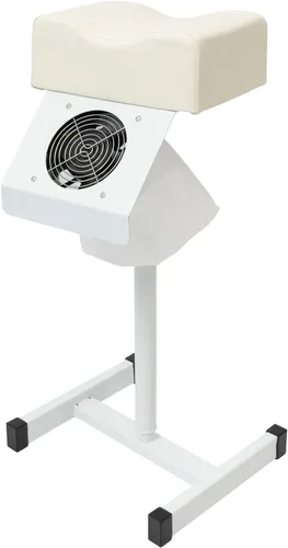 Miniatura 10 de Soporte de pie de pedicura, reposapiés de manicura de pedicura ajustable con ventilador extractor de polvo y bolsa, silla de pedicura antideslizante