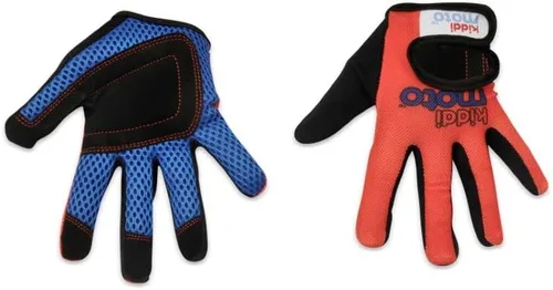 Miniatura 8 de Kiddimoto Guantes de ciclismo antideslizantes para niños y niñas, BMX, MTB Riding, gimnasia, scooters, monopatín
