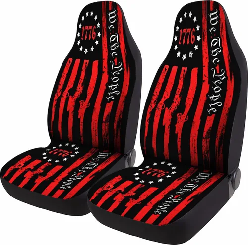 Miniatura 15 de GENANY Horror Nightmare Skellington - 2 fundas de asiento delantero para automóvil, camión, SUV, regalos de Navidad, funda de asiento de cubo