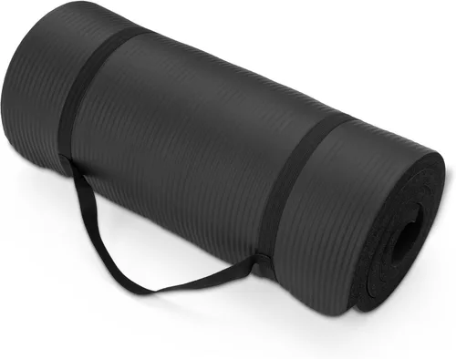 Miniatura 13 de Amazon Basics Extra Thick Exercise Yoga Mat with Carrying Strap Azul