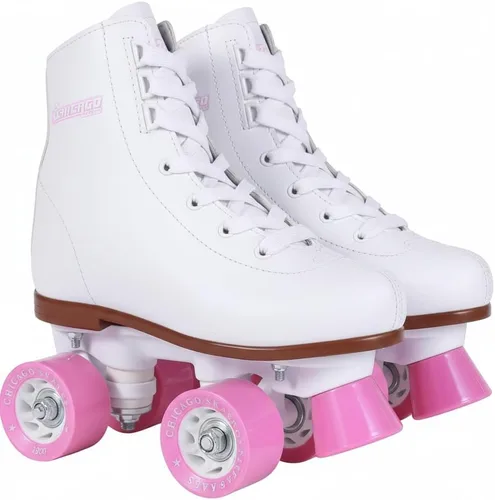 Chicago Rink Patines para niñas y niños – Zapatos de patinaje duraderos para uso en interiores y exteriores con cuello acolchado en el tobillo,