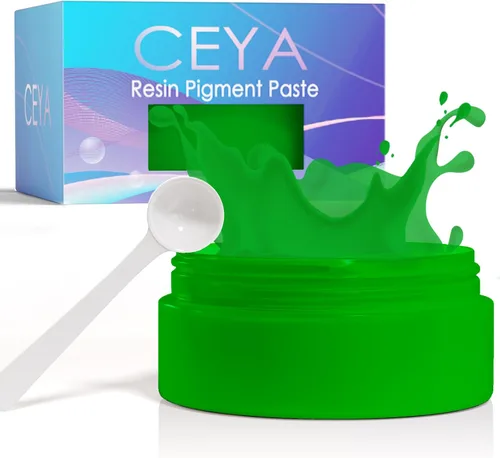 Miniatura 22 de Ceya Pasta de pigmento para resina epoxi, 30 colores, 13.7 onzas, altamente concentrada y fácil de mezclar, juego de colorantes de resina opaca