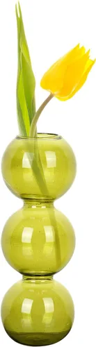 Miniatura 16 de Jarrón hidropónico de burbujas de vidrio transparente, jarrón de burbujas de estilo lindo de 7 pulgadas, jarrón floral único creativo para centros