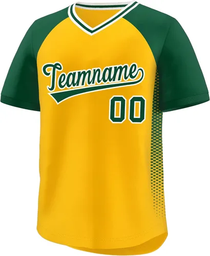 Miniatura 42 de Camiseta de béisbol personalizada con cuello en V para hombres, mujeres y jóvenes, camisetas de béisbol personalizadas con costuras o estampadas