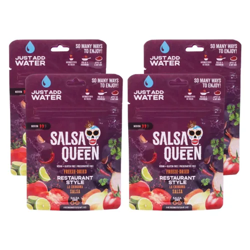 Miniatura 10 de Salsa Queen Salsa gourmet de chile rojo liofilizado Ingredientes frescos Vida útil de más de 3 años No necesita refrigeración Vegana