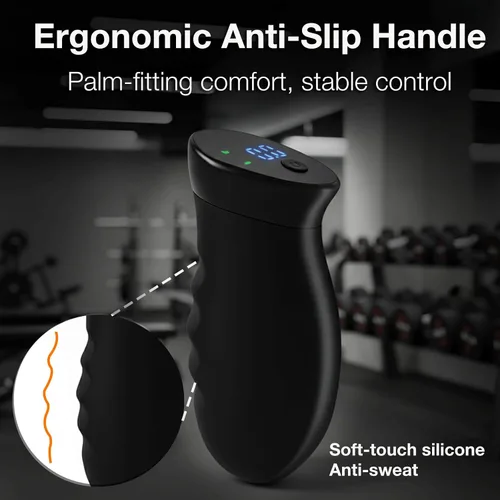 Miniatura 5 de Entrenador de fuerza de agarre digital, fortalecedor de agarre de mano de 0 a 440 libras con pantalla en tiempo real (sin sonido), 2 modos: prueba