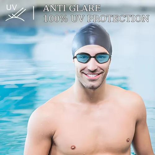 Miniatura 5 de Gafas de natación para adultos, sin fugas, antiniebla, anti UV, para hombres y mujeres, visión clara
