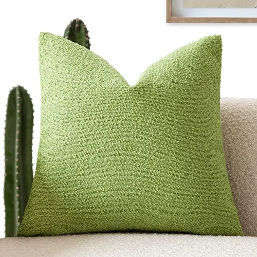 Miniatura 57 de Foindtower Fundas de almohada decorativas con textura de boucle, fundas de almohada sólidas, neutrales, suaves y acogedoras para silla, sofá