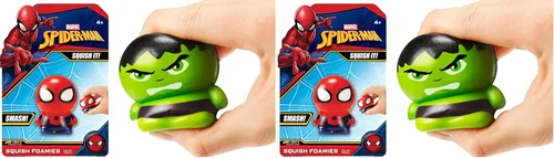 Miniatura 10 de JA-RU Marvel Avengers & Spiderman - Pelotas de espuma para niños (3 juguetes esponjosos), bolas de estrés de superhéroes. Pelota de alivio