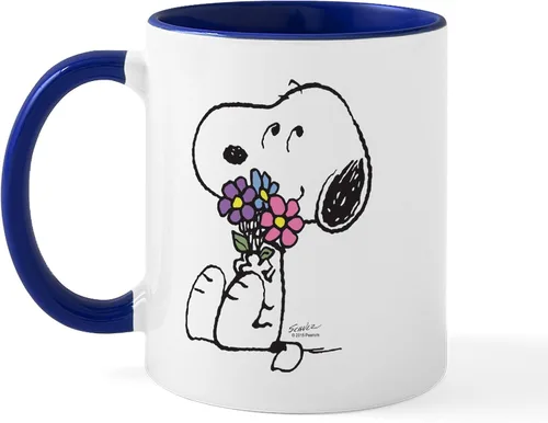 Miniatura 29 de CafePress Springtime Snoopy - Taza de café de cerámica, taza de té, 11 onzas