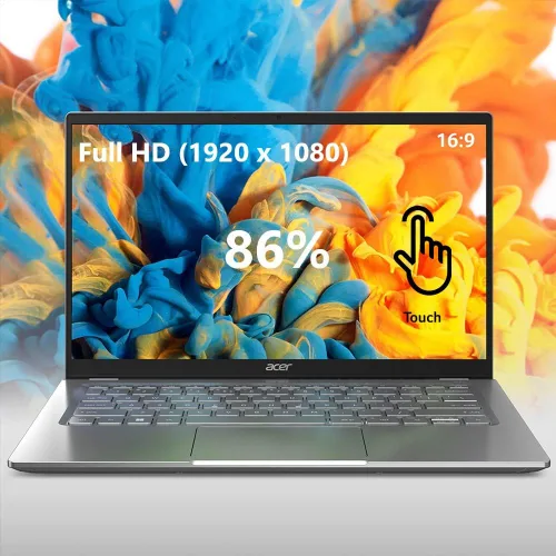 Miniatura 3 de acer Swift 3 SF314-512T-56CT - Laptop delgada y ligera, FHD táctil de 14 pulgadas, Intel Core i5-1240P, gráficos Intel Iris Xe, 16 GB LPDDR4X, SSD