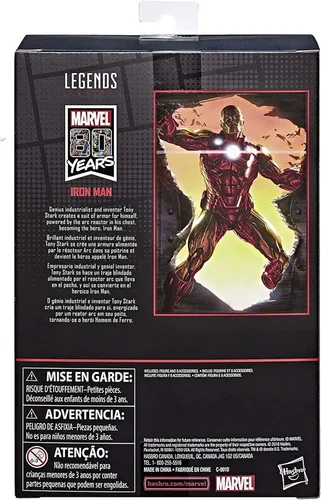 Miniatura 4 de Marvel Serie de leyendas del 80 aniversario de los cómics, 6 pulgadas, a escala vintage inspirada en el cómic Iron Man