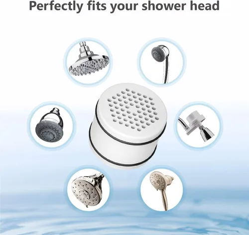 Miniatura 5 de Waterspecialist WHR-140 - Cartucho de repuesto para filtro de ducha Culligan® WHR-140, WSH-C125, ISH-100, HSH-C135, filtro de agua para cabezal