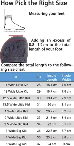 Miniatura 7 de WHITIN Zapatos descalzos anchos para niños pequeños y grandes Zapatillas minimalistas para niños y niñas Splay naturalmente Ligero