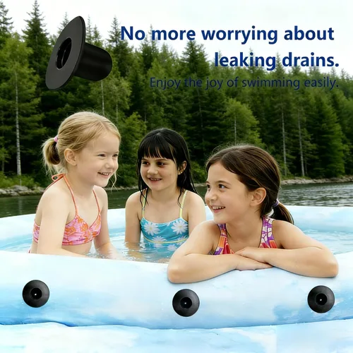 Miniatura 6 de Repuesto de tapón para bomba de piscina, filtro de orificio para piscina Bestway e Intex, tapón de pared para piscina sobre el suelo (paquete de 4)