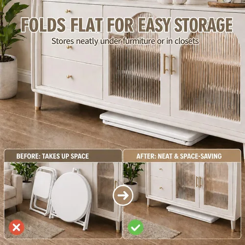 Miniatura 5 de UNICOO Juego de mesa y silla plegable, mesa de actividades portátil de altura ajustable con 2 sillas plegables, para interiores y exteriores
