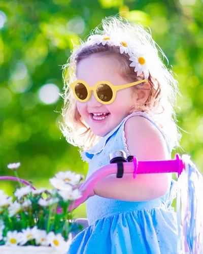 Miniatura 5 de Flutesan 24 pares de lentes de sol redondos para niños, lindos lentes de sol circulares retro para niños y niñas, niños pequeños al aire libre UV