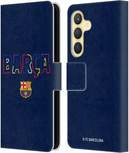 Miniatura 134 de Head Case Designs Funda de piel con licencia oficial del FC Barcelona Barca Crest Graphics para Samsung Galaxy A06 4G