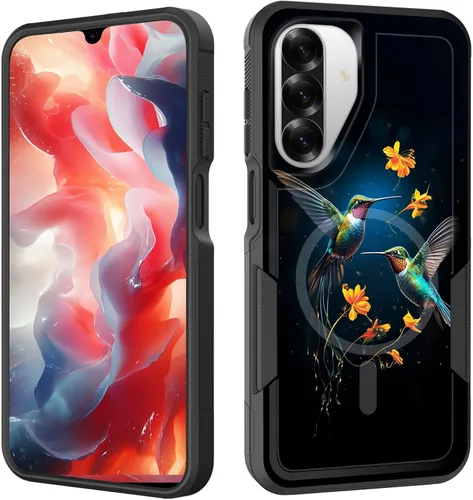 Miniatura 108 de Funda magnética para Galaxy A16 5G, [compatible con MagSafe] [protección contra caídas de grado militar] Funda resistente a prueba de golpes