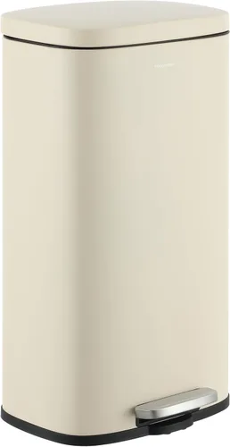 happimess HPM1011I Curtis - Cesta de basura con pedal de apertura de 8 galones, resistente a las huellas dactilares, moderna, minimalista para el