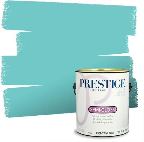 Miniatura 192 de PRESTIGE Pintura interior e imprimación en uno, salpicaduras acuosas, cáscara de huevo, 1 galón