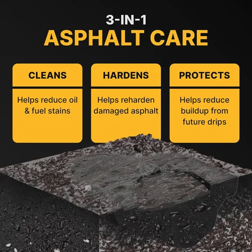 Miniatura 4 de CAF Outdoor Cleaning FORO - Limpiador y endurecedor de asfalto, removedor de manchas de aceite para superficies de entrada de asfalto