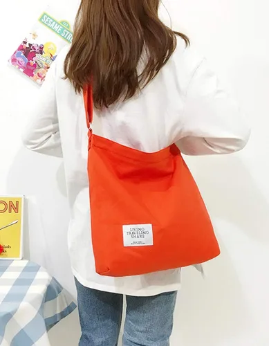 Miniatura 26 de Covelin - Bolsa de hombro informal de lona para mujer, estilo bohemio y retro, bolsa de mano, bolso cruzado, tamaño grande