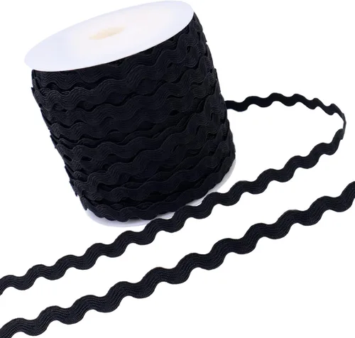 Miniatura 9 de Rick Rack - Cinta de encaje dorada de 40 yardas, ribete RIC Rac para coser ropa, envolver regalos, decoración de fiesta en el hogar Dorado